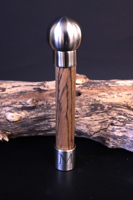 Griff für Wechselsystem mit Zebrano Holz