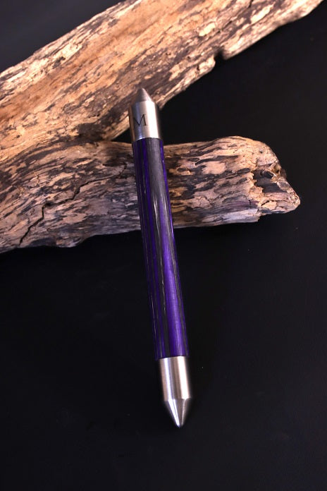 Painstick aus Lila / Grau  Designholz