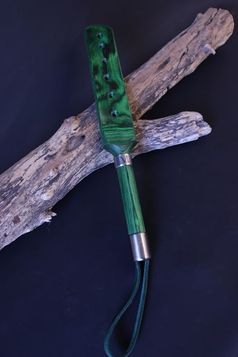 Paddle aus grünem Designholz