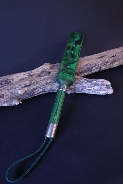 Paddle aus grünem Designholz