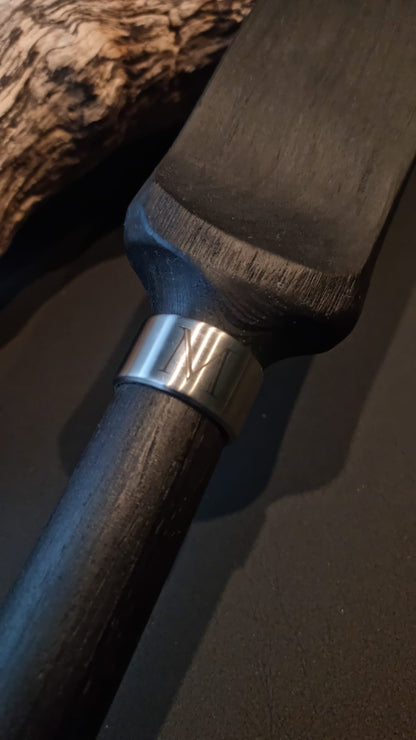 Paddle aus schwarzem Designholz